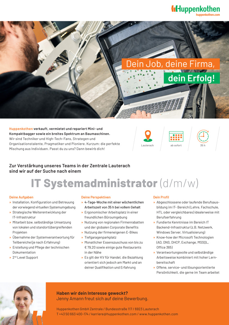 IT Systemadministrator (d/m/w)