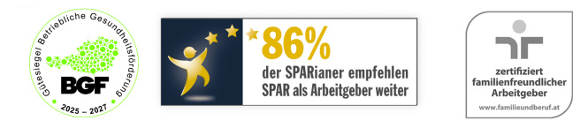 Auszeichnungen bei Spar